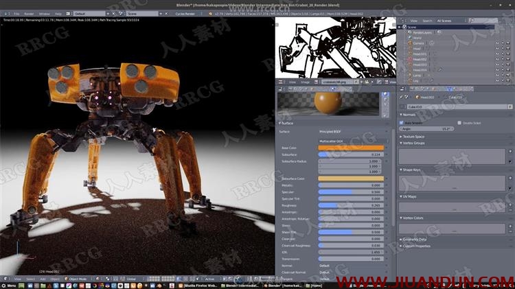 Blender机械人制作超完整工作流大师级视频教程 CG 第12张