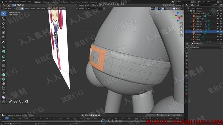 Blender复古游戏炸弹人角色实例制作视频教程 CG 第4张
