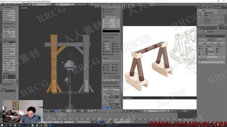 ZBrush于Blender游戏道具3D打印级雕刻工作流视频教程 design others 第4张