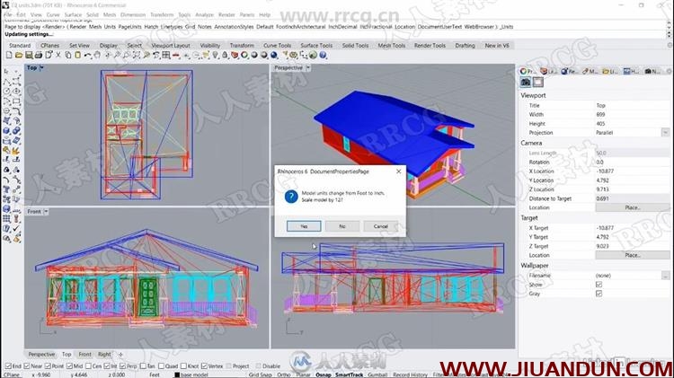 Rhino建筑结构建模设计技术训练视频教程 CG 第3张