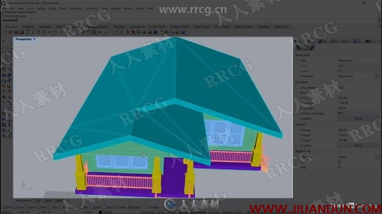 Rhino建筑结构建模设计技术训练视频教程 CG 第5张