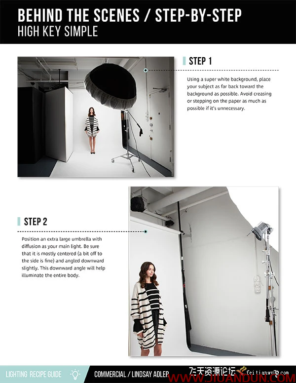 摄影师Lindsay Adler 23种商业杂志时尚人像摄影布光示意图指南教程PDF 摄影 第4张