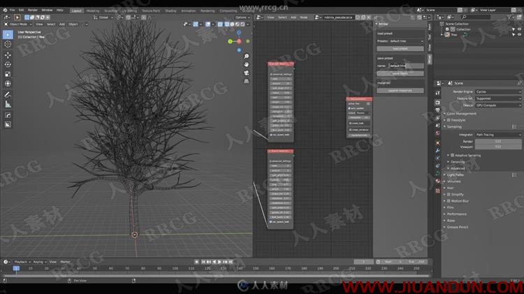 Blender多样化逼真植被自然场景完整建模视频教程 CG 第12张