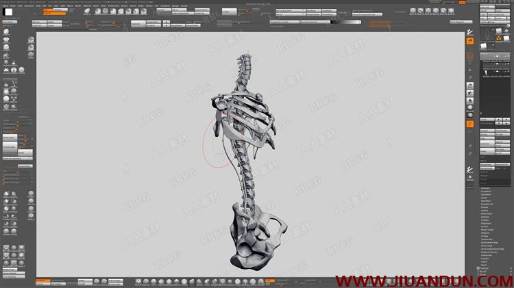 ZBrush机器人内骨骼详细实例视频教程 CG 第10张