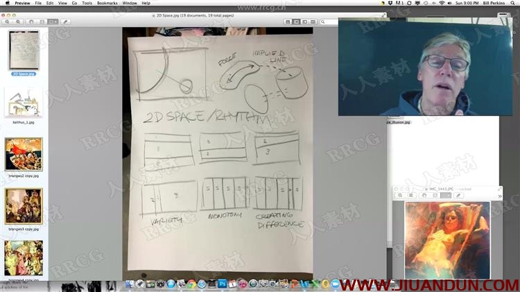 入门级构图数字绘画实例训练视频教程 PS教程 第4张
