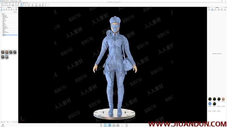ZBrush科幻护士角色概念设计雕刻技术视频教程 3D 第11张