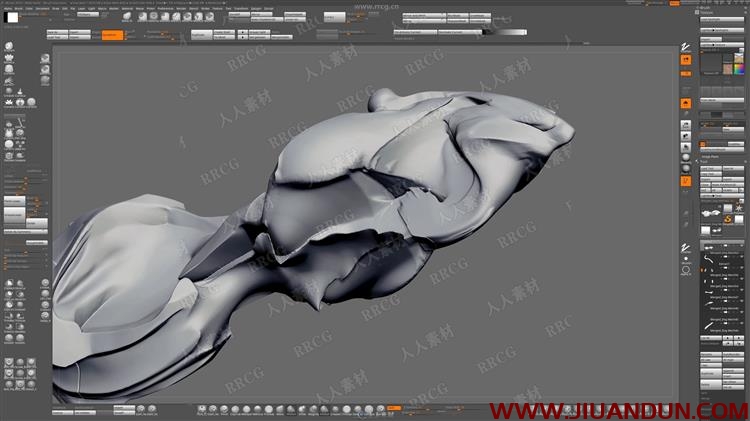 ZBrush科幻机械狗雕刻概念设计实例训练视频教程 3D 第7张