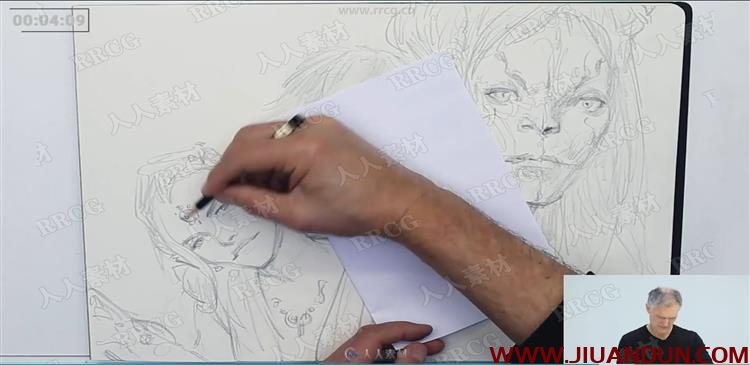 传奇大师Iain McCaig传统素描绘画训练视频教程 CG 第2张