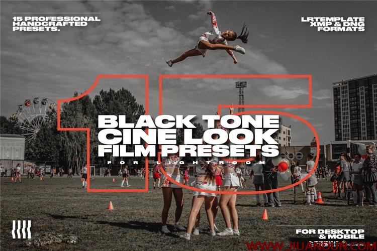 数字电影胶片LR预设+手机LR预设Black Tone Cine Look Film Presets LR预设 第1张