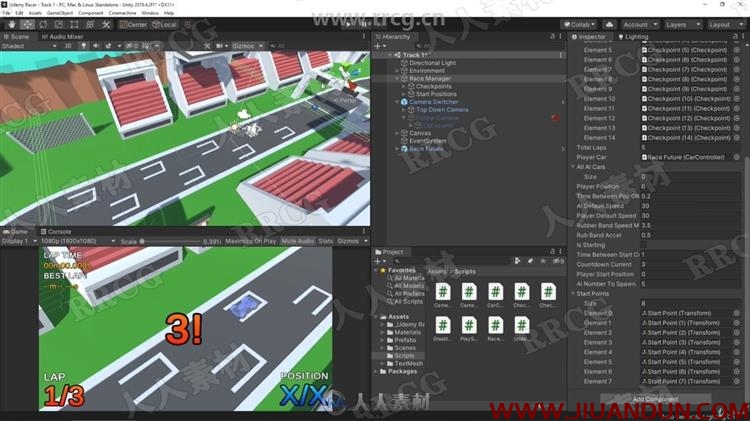 Unity赛车游戏独立开发完整实例制作视频教程 CG 第11张