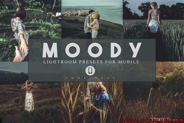 Ins莫迪森系旅拍胶片人像手机APP修图LR预设Moody Lightroom Presets LR预设 第1张