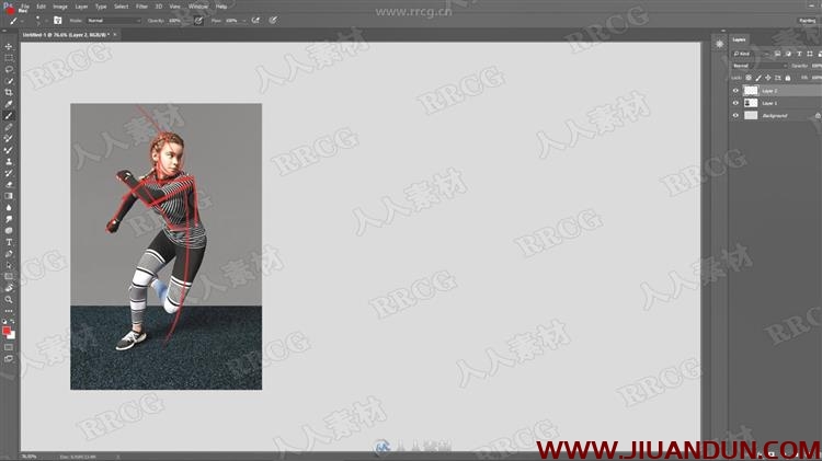 Illustrator与Photoshop矢量人物插图详细步骤绘制视频教程 PS教程 第4张