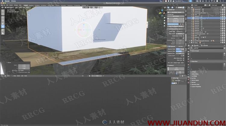 Blender专业3D环境制作工作流程视频教程 3D 第10张