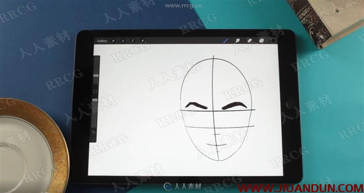 卡通女孩肖像iPad数字绘画技能实例训练视频教程 AE 第2张