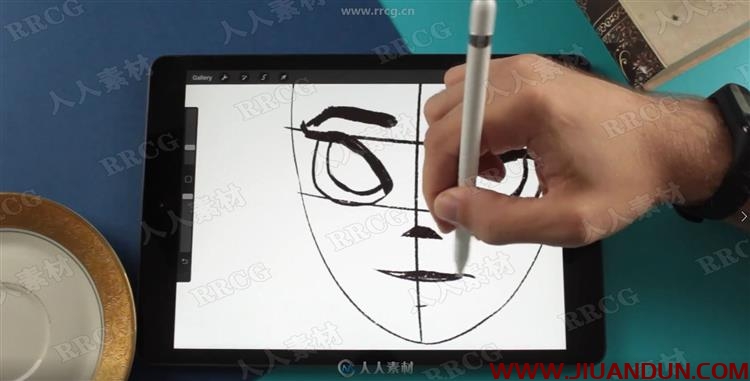 卡通女孩肖像iPad数字绘画技能实例训练视频教程 AE 第3张