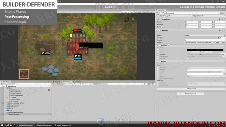 Unity塔防与RTS游戏开发制作技术训练视频教程 CG 第2张
