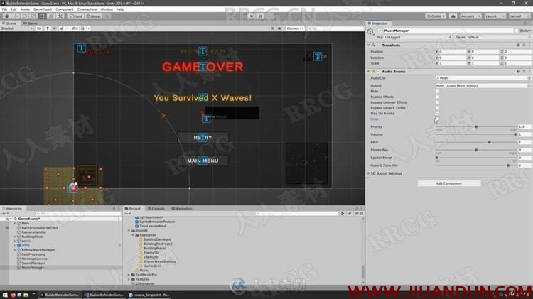 Unity塔防与RTS游戏开发制作技术训练视频教程 CG 第15张