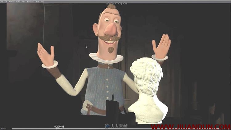 C4D创建面部动画处理实例完整制作视频教程 C4D 第14张