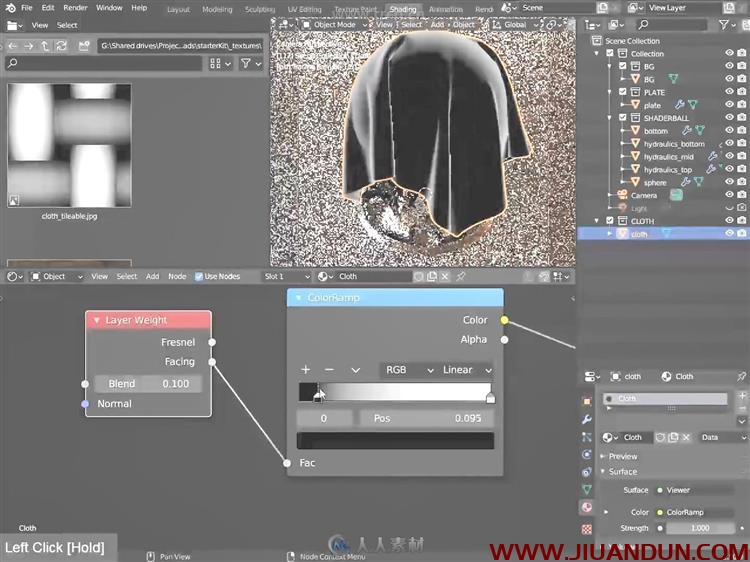Blender 2.9混合程序着色器网络技能训练视频教程 3D 第13张