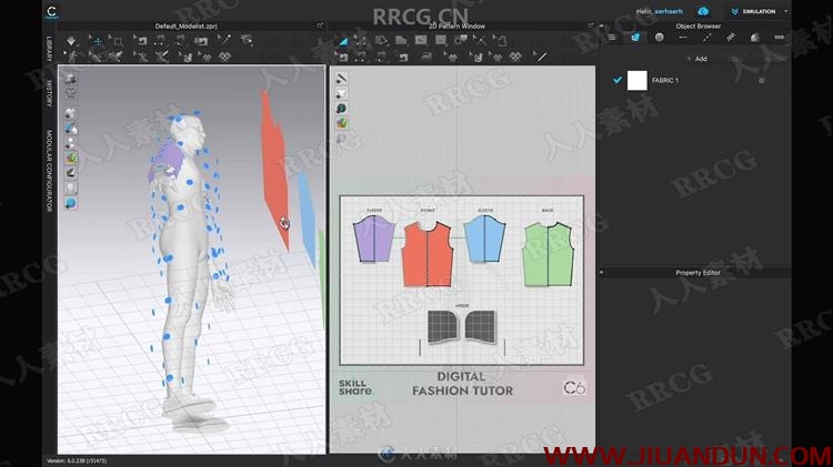 CLO逼真3D服装设计基础技能训练视频教程 CG 第8张