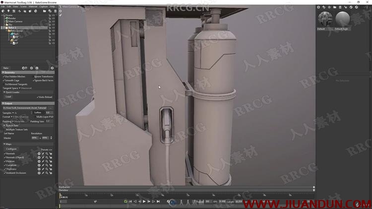 Blender 3A级游戏道具资产高质量实例制作视频教程 3D 第2张