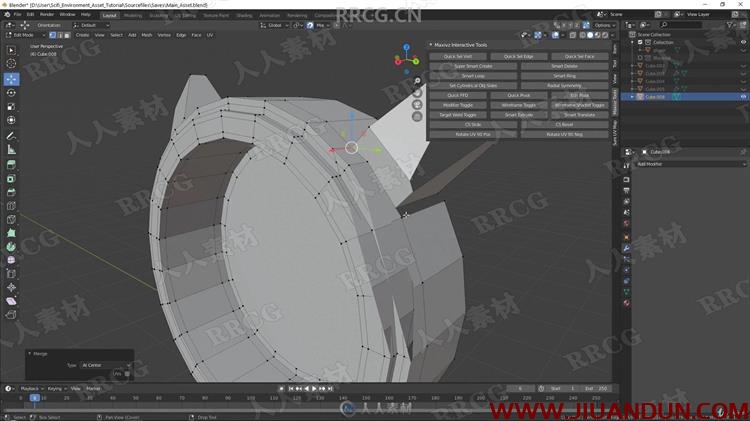 Blender 3A级游戏道具资产高质量实例制作视频教程 3D 第5张