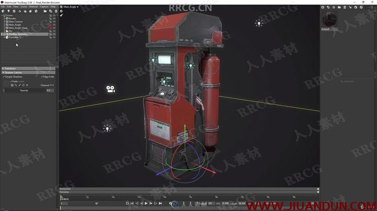 Blender 3A级游戏道具资产高质量实例制作视频教程 3D 第10张
