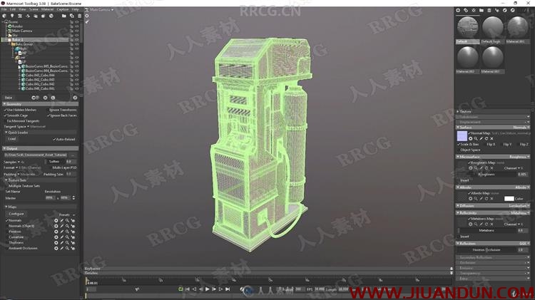 Blender 3A级游戏道具资产高质量实例制作视频教程 3D 第12张