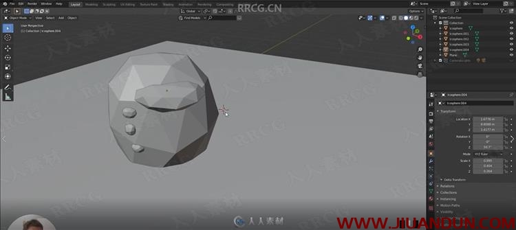 Blender初学者3D景观建模实例技能训练视频教程 3D 第10张