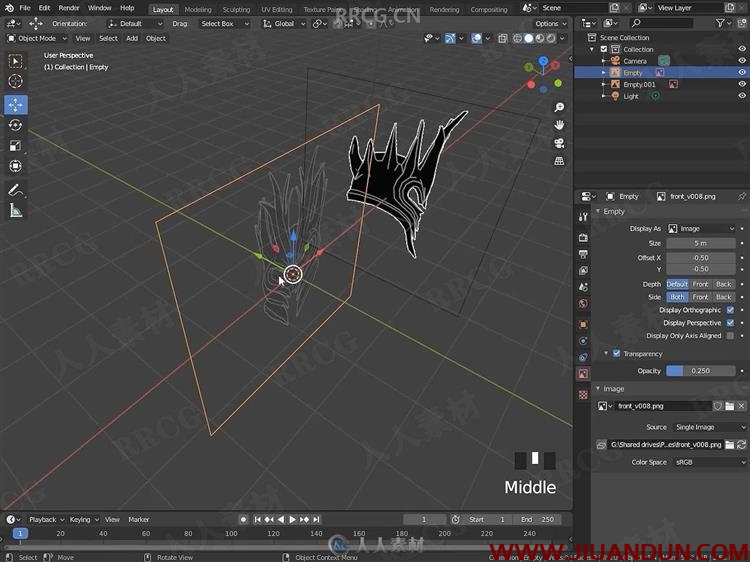 Blender黑暗幻想头盔多边形建模视频教程 3D 第14张