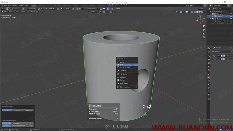 Blender硬表面建模及越野车实例建模视频教程 3D 第3张