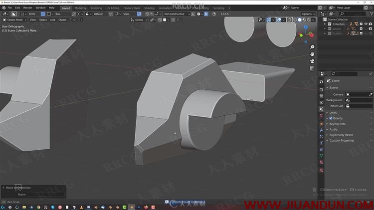 Blender硬表面建模及越野车实例建模视频教程 3D 第12张
