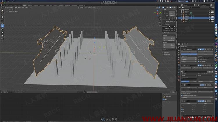 Blender混合式科幻场景建模视频教程 3D 第9张