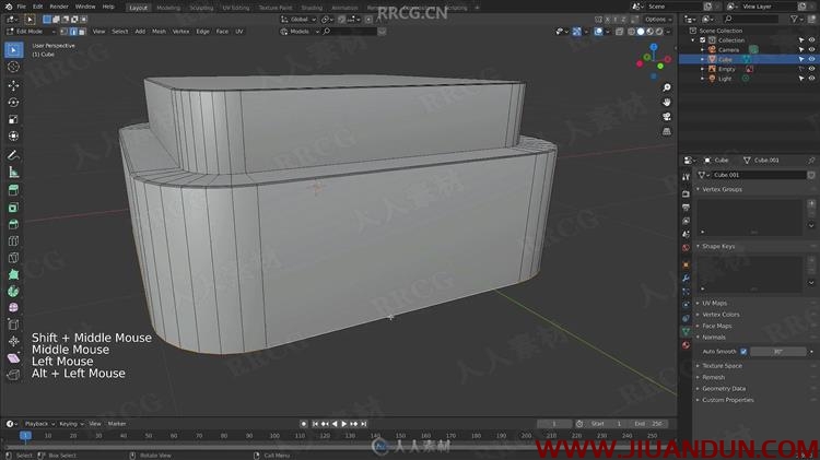 Blender中创建3D图标循环动画视频教程 3D 第6张