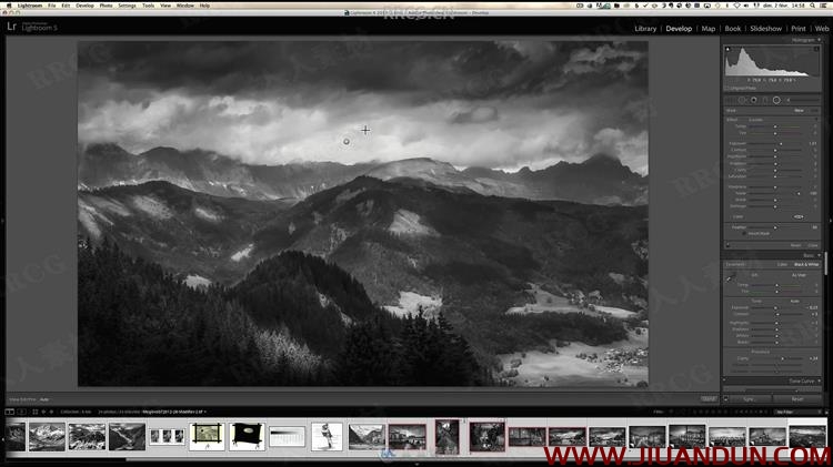 Lightroom创建黑白滤镜照片效果后期处理视频教程 LR 第12张