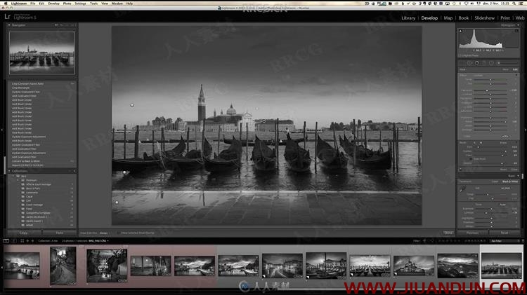 Lightroom创建黑白滤镜照片效果后期处理视频教程 LR 第13张
