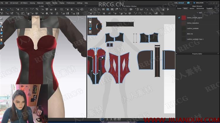 Marvelous Designer与Clo3d科幻女性服装建模技术视频教程 3D 第9张