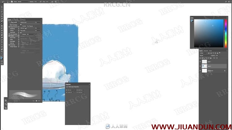 John Wallin Liberto云彩云朵数字绘画实例训练视频教程 CG 第2张