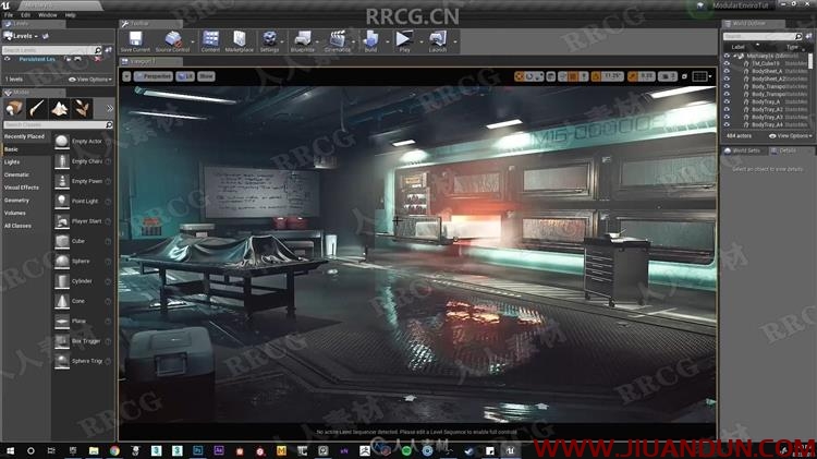 UE4模块化科幻游戏环境场景实例制作视频教程 design others 第9张