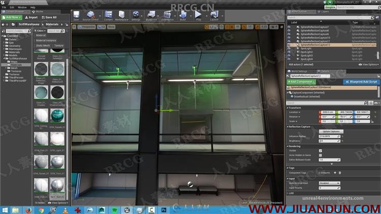 Unreal Engine办公室写字楼游戏环境场景完整制作视频教程 design others 第17张
