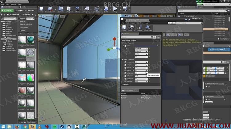 Unreal Engine办公室写字楼游戏环境场景完整制作视频教程 design others 第19张