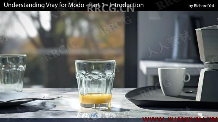 Modo中Vray逼真着色渲染技术训练视频教程 3D 第2张