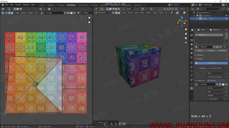 Blender中UV映射游戏贴图视频教程 CG 第5张