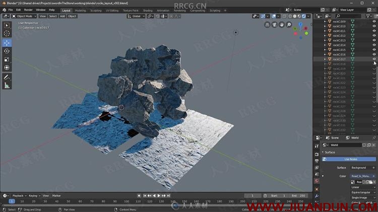 Blender初学者创建3D逼真石剑模型实例视频教程 CG 第4张