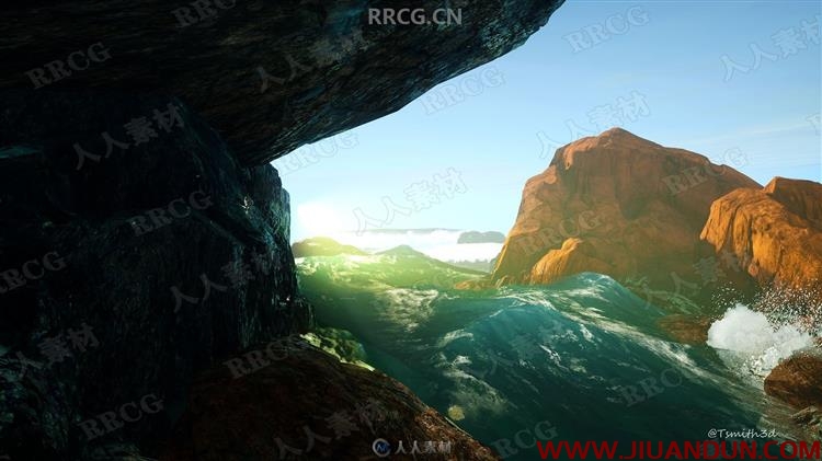 UE4真实海洋游戏环境场景实例制作视频教程 design others 第2张