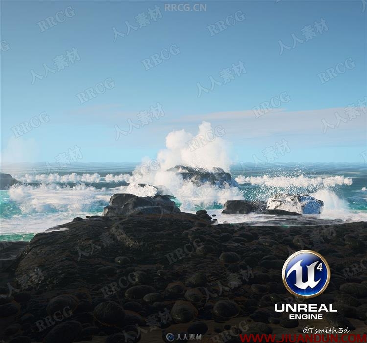 UE4真实海洋游戏环境场景实例制作视频教程 design others 第4张
