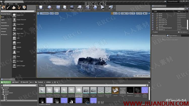 UE4真实海洋游戏环境场景实例制作视频教程 design others 第20张
