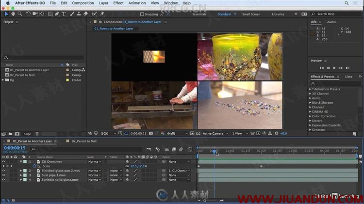 AE2021基础知识及后期动画处理视频教程 AE 第11张