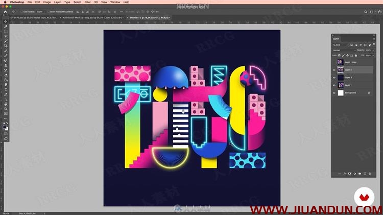 AI插图数字字母艺术字体设计视频教程 AI 第3张