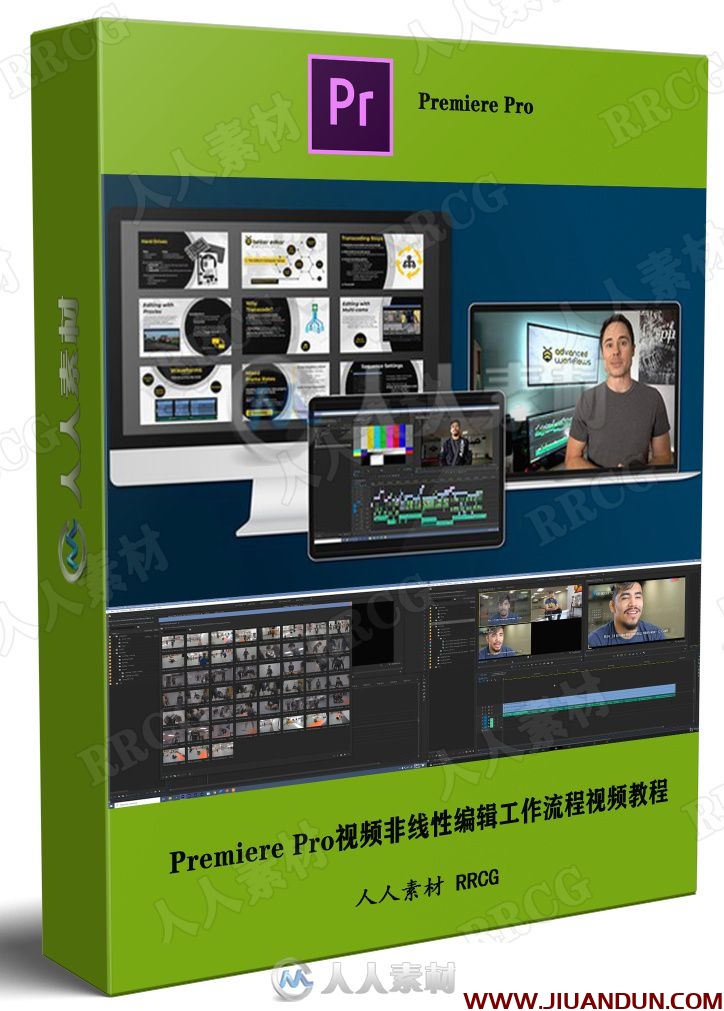 Premiere Pro视频非线性编辑工作流程视频教程 PR 第1张